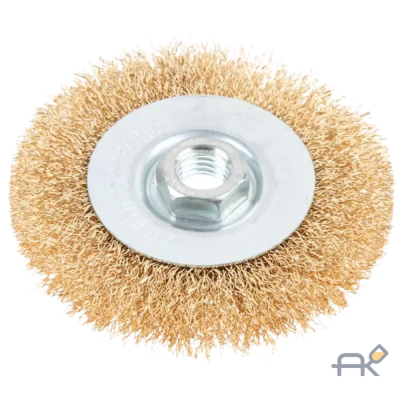 Щетка дисковая гофр.100мм/M14 GEPARD (GP0892-100) (плоская. для УШМ. в блистере) (GP0892-100)